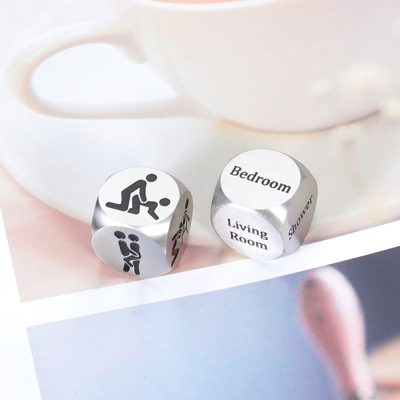 Gay Sex Dice for Couples - Valentine's & Pride Gifts for Men - Romantic & Fun Adult Game