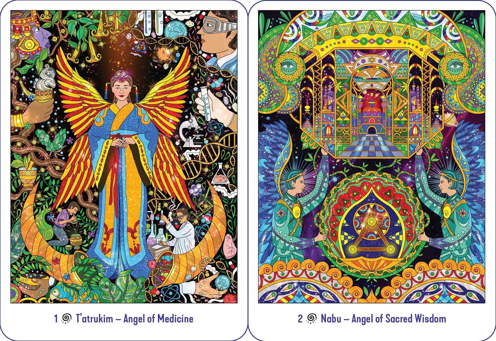 Amazonian Angel Oracle Cards - Divine Guidance & Spiritual Insight for Meditation, Healing & Personal Growth | 44-Card Deck with Guidebook