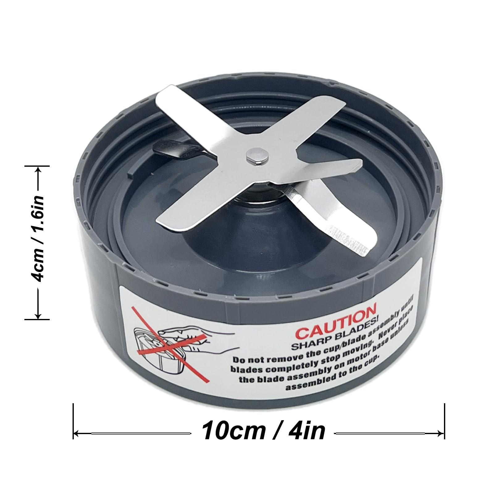 NutriBullet 600W 900W Pro Blender Replacement Extractor Blade with Pre-Installed Gasket - Durable Blender Parts for Smoothies, Juices & Food Prep