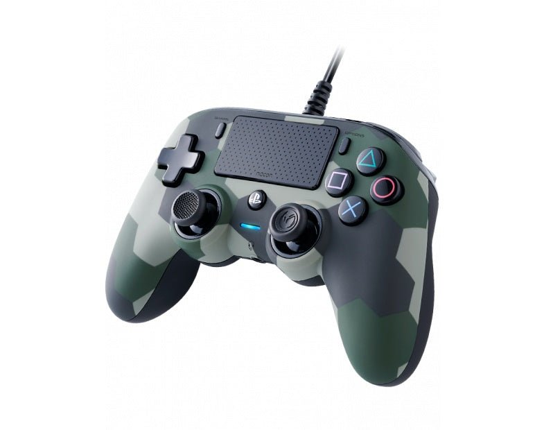 Nacon Camo Wired Compact Controller for PS4/PS5 - Ergonomic Gamepad with Enhanced Grip for Long Gaming Sessions - Perfect for FPS, Racing & Action Games