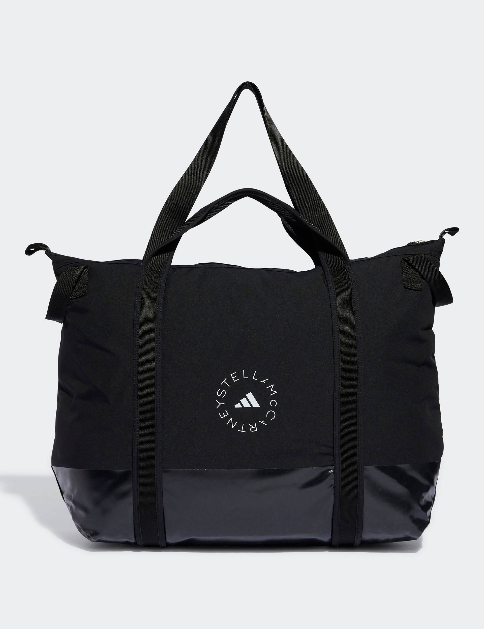 Stylish Black and White Tote Bag - Durable Canvas Shopping Bag for Women, Perfect for Groceries, Beach, Work & Travel