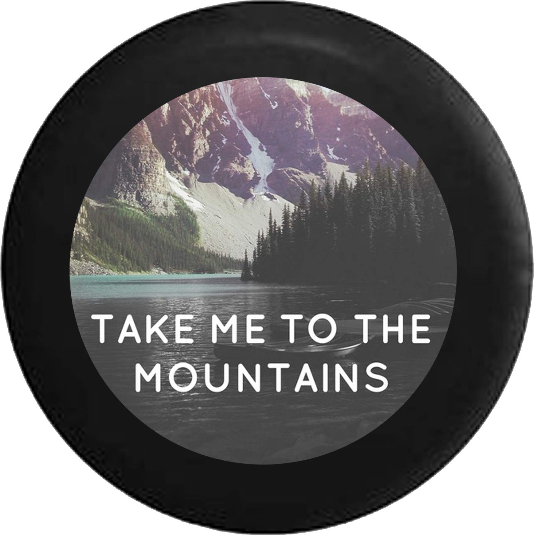 28 Inch Spare Tire Cover - Waterproof & Durable for Mountains, Lakes & Ocean Travel | Perfect for SUVs, Trucks & RVs | Caps Supply