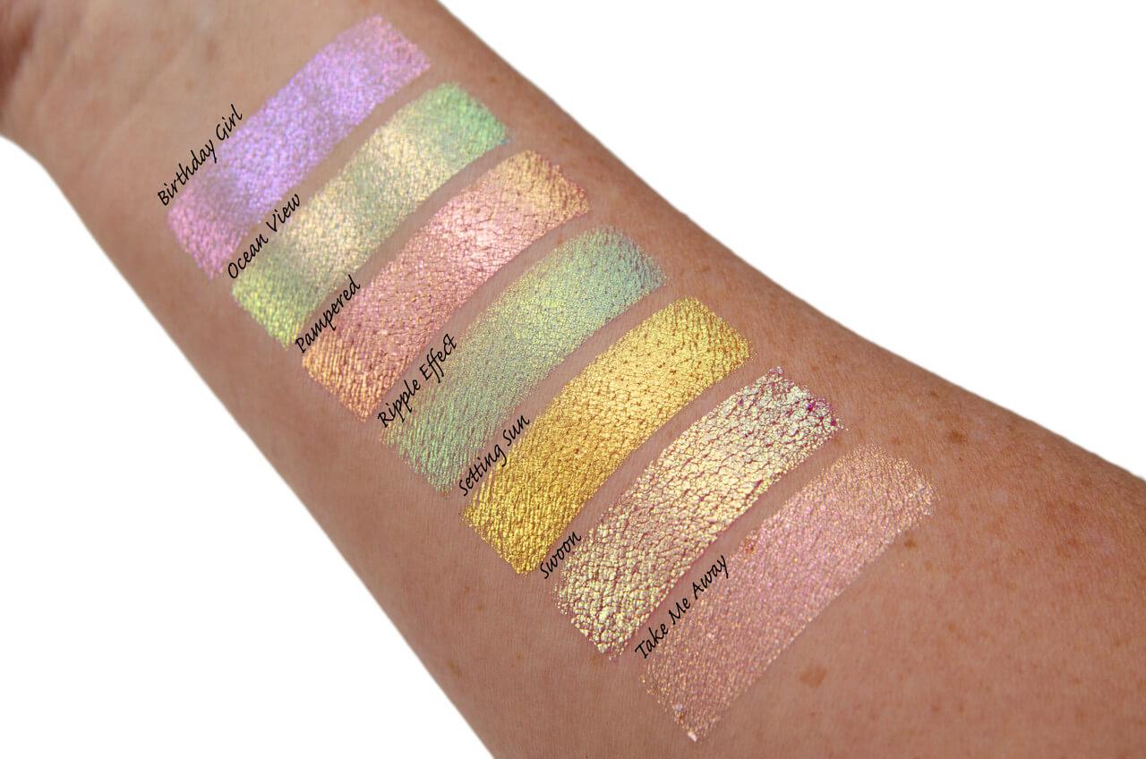 Sydney Grace Multi Chrome Eyeshadows - Vibrant Long-Lasting Pressed Pigment for Stunning Eye Makeup | Perfect for Daytime Glam & Nighttime Sparkle
