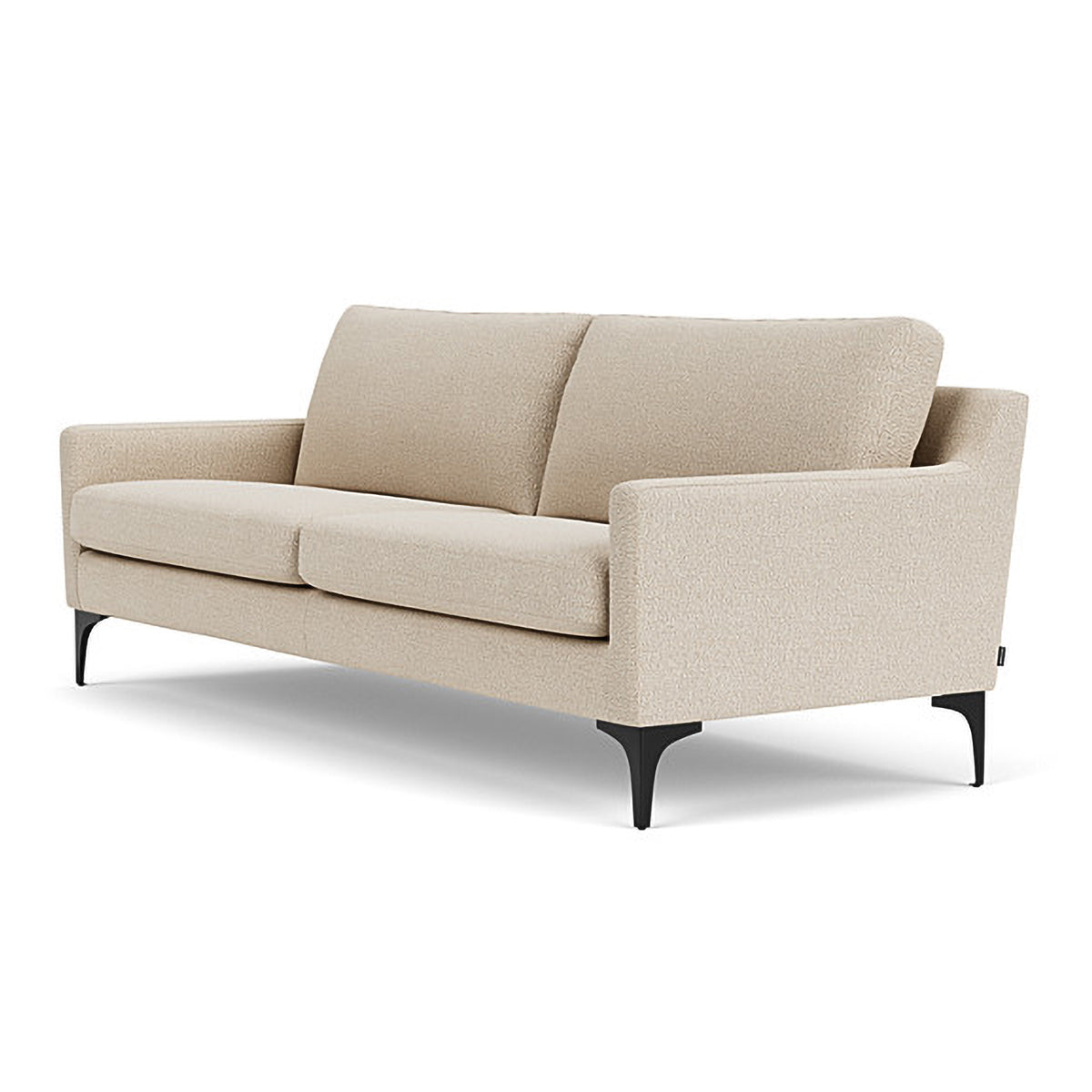 Astha Boucle 3 Seater Sofa - Modern Upholstered Couch with Soft Fabric for Living Room, Lounge & Office | Comfortable Sectional Sofa for Home Decor