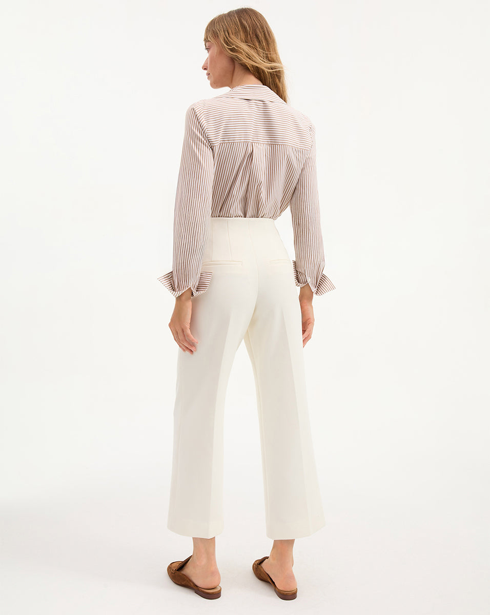 Dova High Waisted Pants for Women - Comfortable Stretchy Tummy Control Work Pants - Office, Business Casual & Everyday Wear