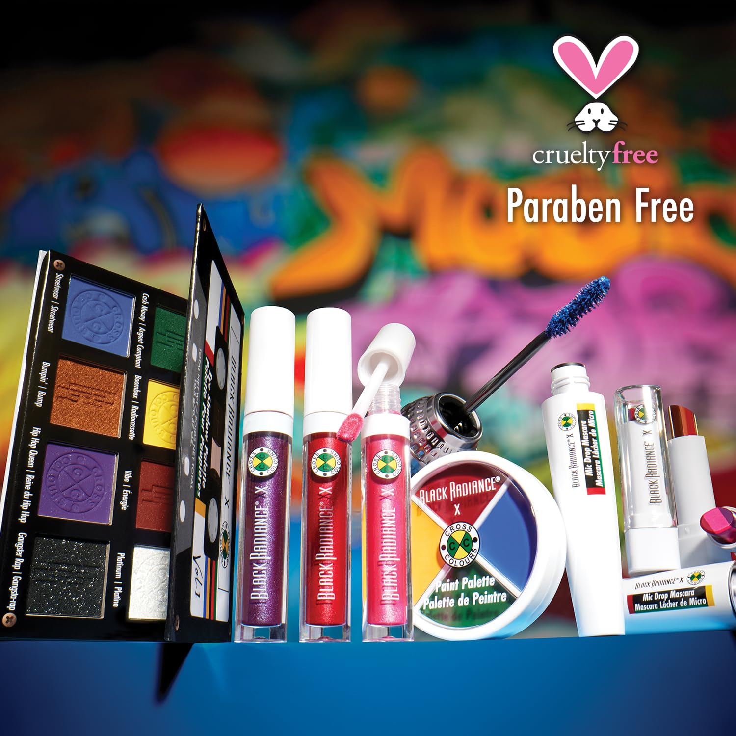 Black Radiance Cross Colours 10-Piece Makeup Set - Full Face Cosmetics Kit for Women | Perfect Gift for Makeup Lovers & Collectors | Great for Everyday Use, Parties & Special Occasions