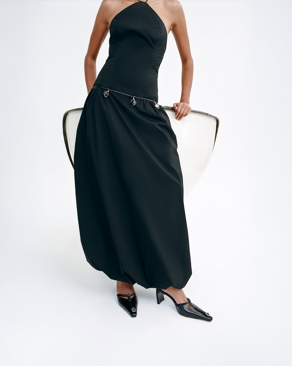 Elegant Black Florent Gown for Women - Perfect for Evening Parties, Prom, and Formal Events