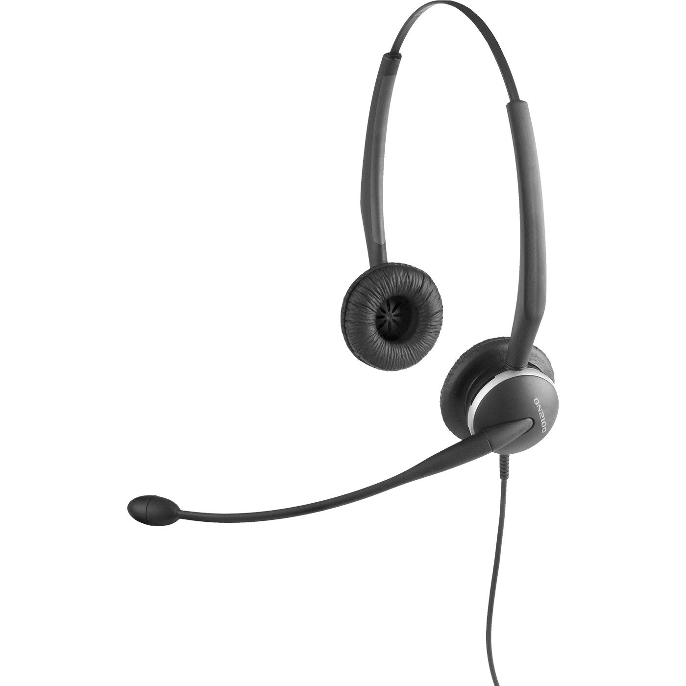 Jabra GN2100 Wired Headset with Telecoil - Noise Cancelling Office Headphones for Professionals (Black) - Perfect for Call Centers, Customer Service & Remote Work