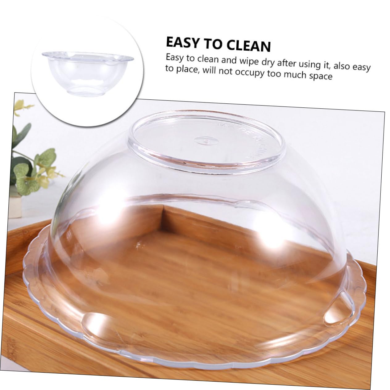 Healifty Clear PP Foot Spa Bucket for Salon & Outdoor Use