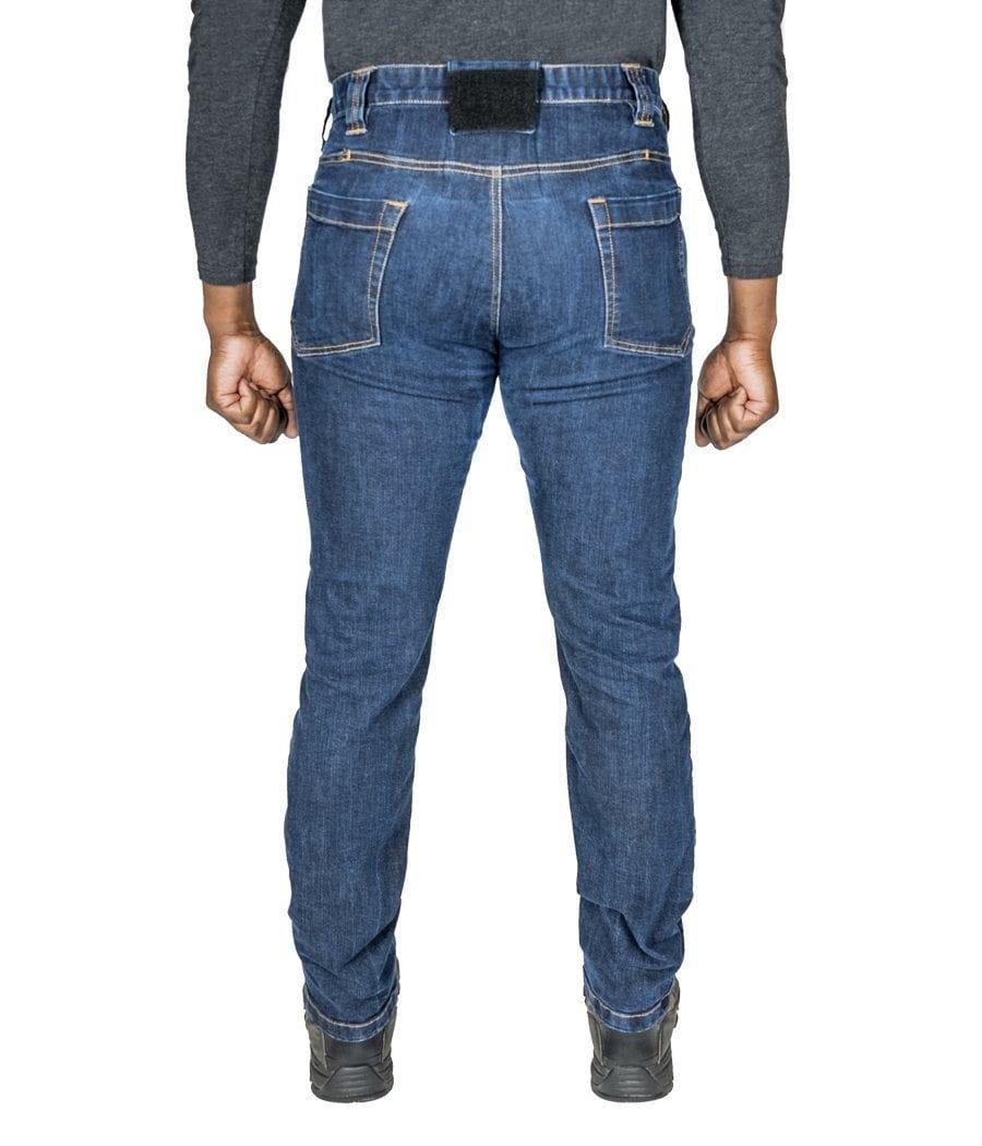Asset Tactical Jeans for Men - Durable Military Work Pants with Stretch & Utility Pockets | Perfect for Outdoor, Hiking, Work & Tactical Operations