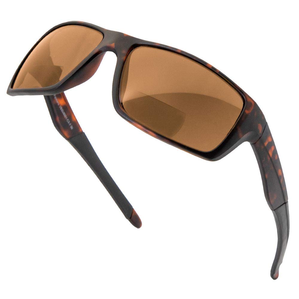 VITENZI Bifocal Sunglasses for Men & Women - Wrap Around Reading Glasses with Sun Protection - Palermo Style for Outdoor Activities, Driving & Reading