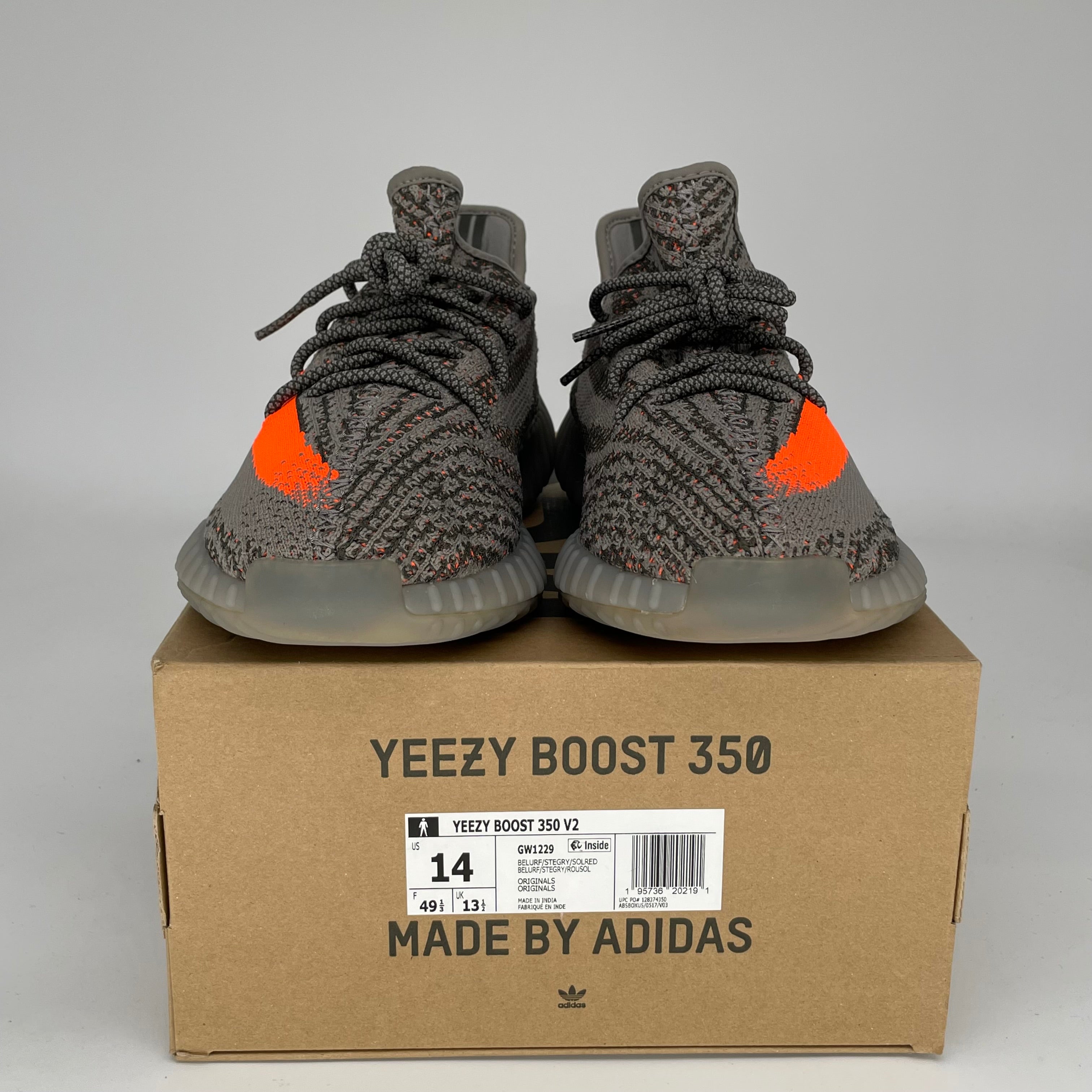 Adidas Yeezy Boost 350 V2 Beluga Reflective - Men's Size 14 Sneakers GW1229 | Running, Gym & Casual Wear