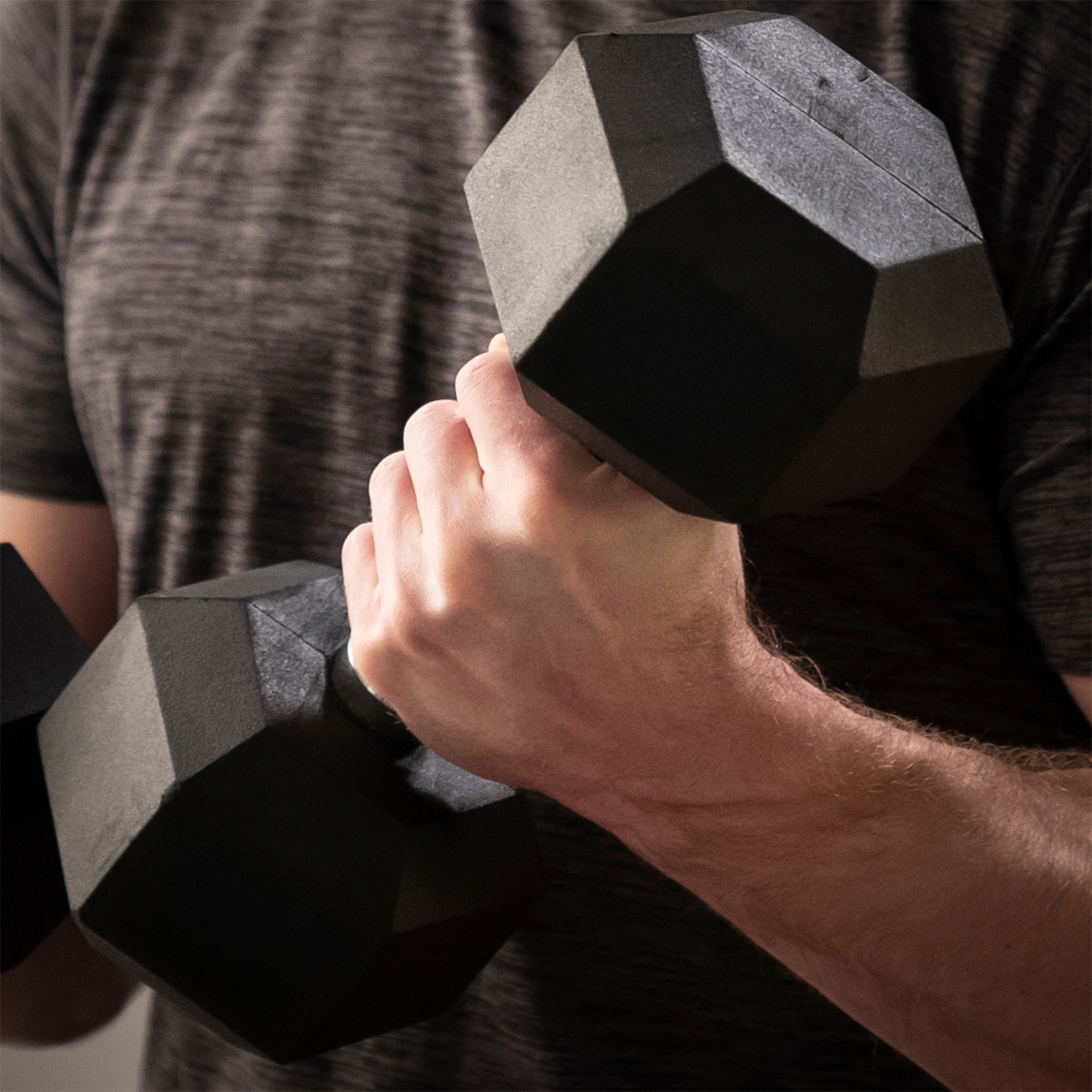 Marcy 40lb Rubber Hex Dumbbell Set - IBRH 040 - Premium Weight Training Equipment for Home Gym & Strength Workouts