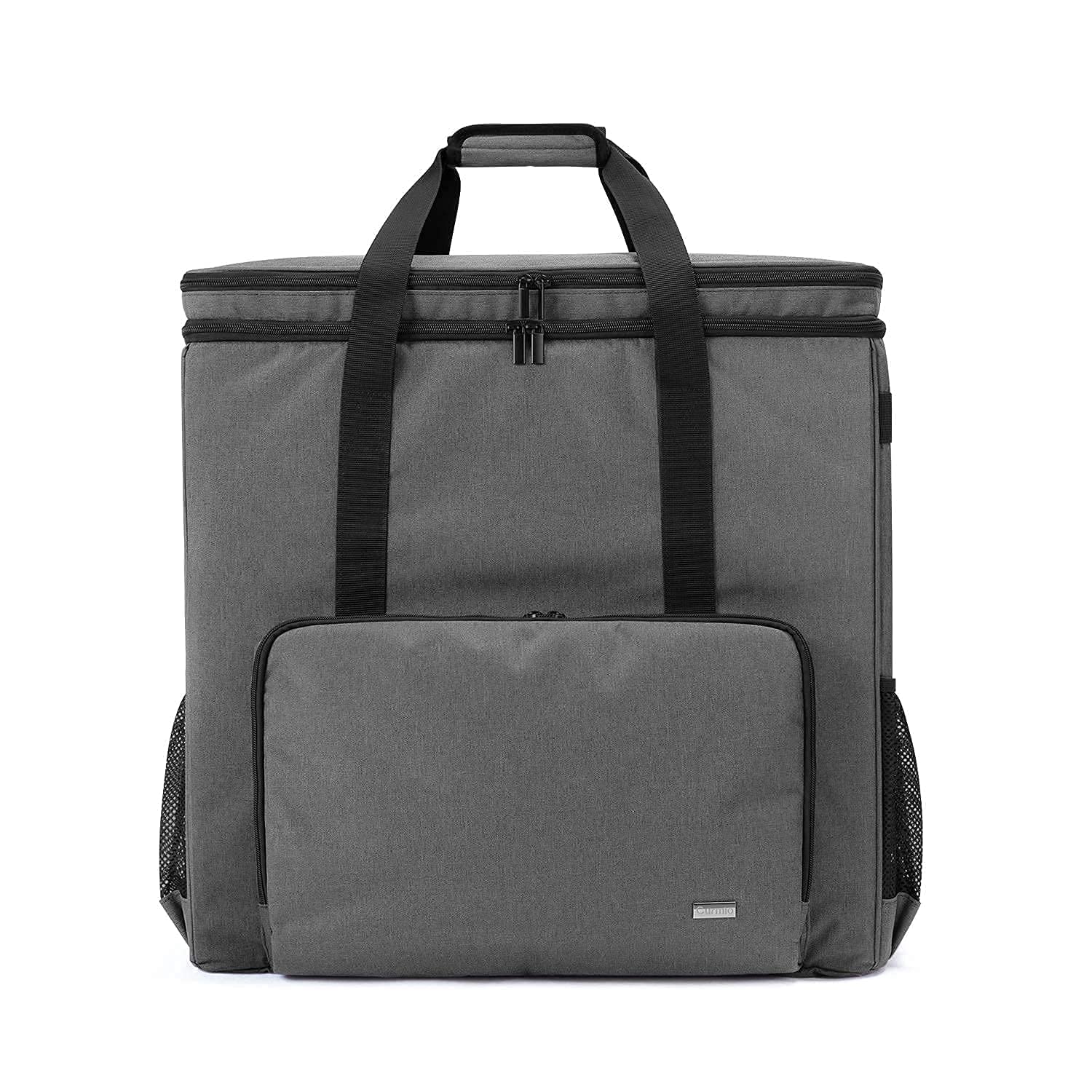 CURMIO Single & Double Layer Desktop Computer Travel Bag for PC Tower Case - Fits Keyboard, Cables & Mouse | Portable Protection for Office, Gaming & Business Travel