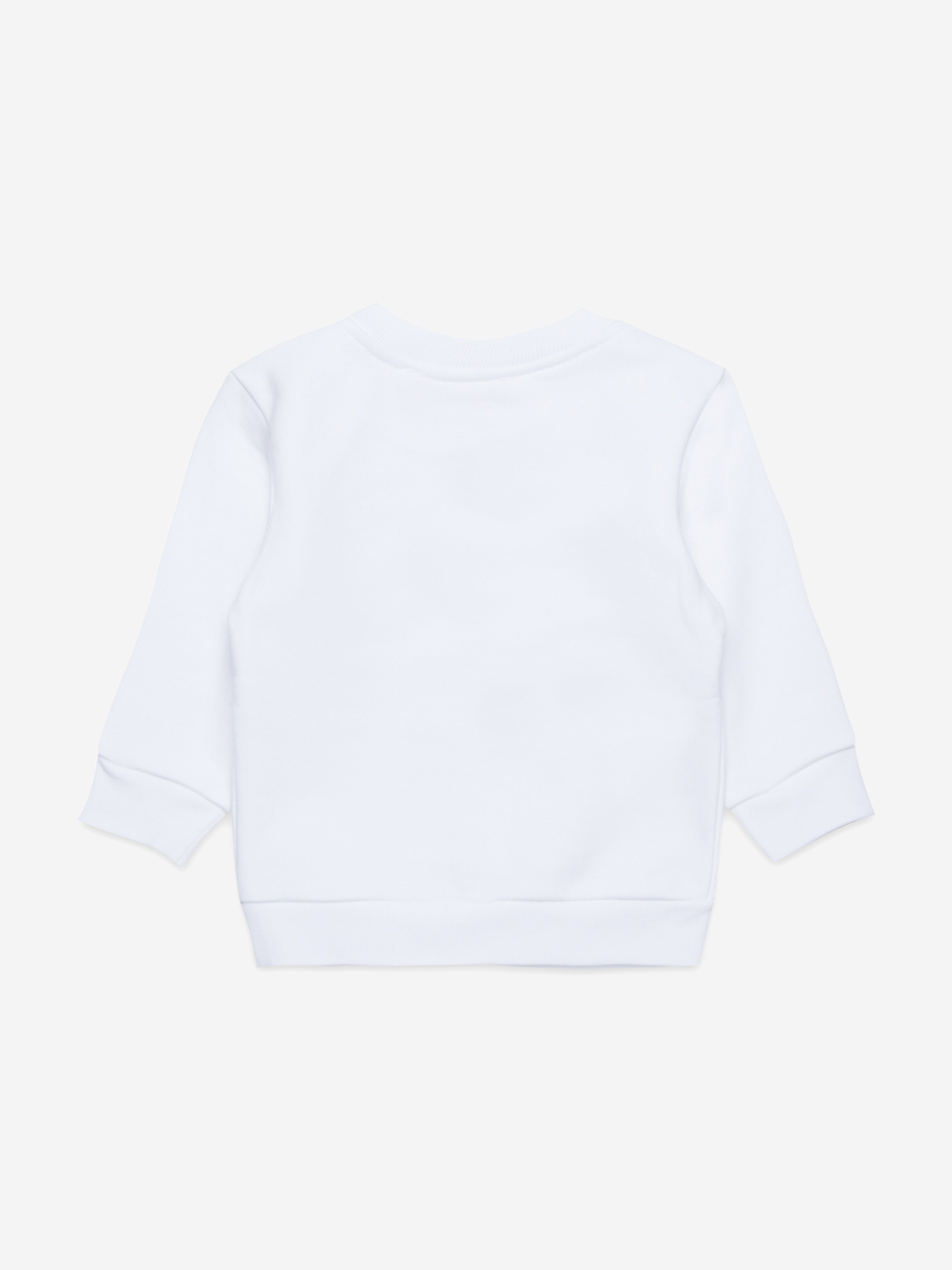 Baby Girls Logo Sweatshirt - Cute White Pullover Hoodie for Toddlers | Playdates, Preschool & Family Outings