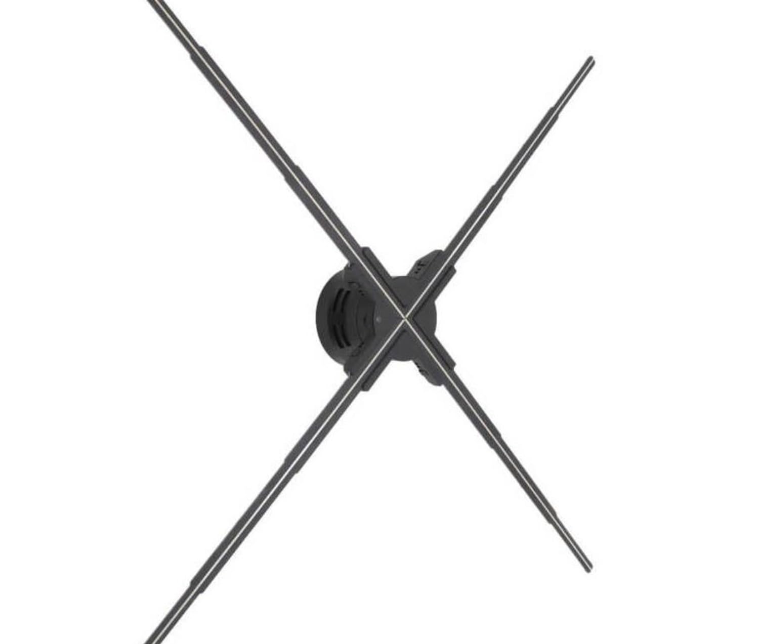 3D Hologram LED Fan - 39.4 Inch Large Holographic Display with 1184 LED Lights, 1440P High Brightness Naked Eye Hologram Projector for Business Exhibitions, Trade Shows & Retail Stores - Perfect for Advertising, Product Displays & Interactive Experiences