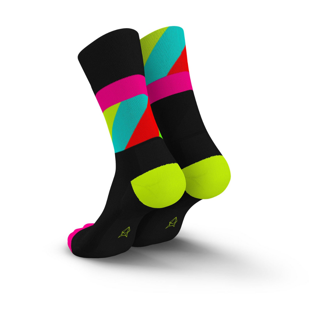 Incylence Ultralight Strides High Cut Running Socks for Men & Women - Breathable Cushioned Athletic Socks for Marathon, Trail Running & Workouts