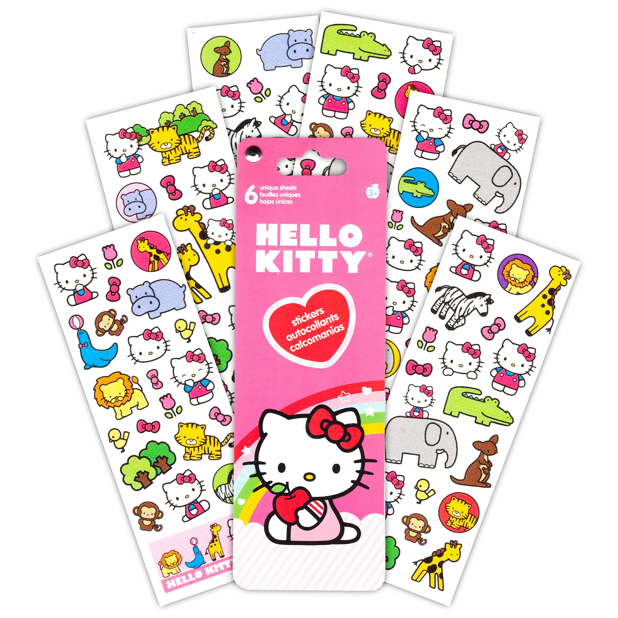 Hello Kitty Lunch Box Set for Kids - Insulated Hello Kitty Lunch Bag, Cute Stickers & School Supplies Kit for Girls | Perfect for School, Picnics & Daily Use
