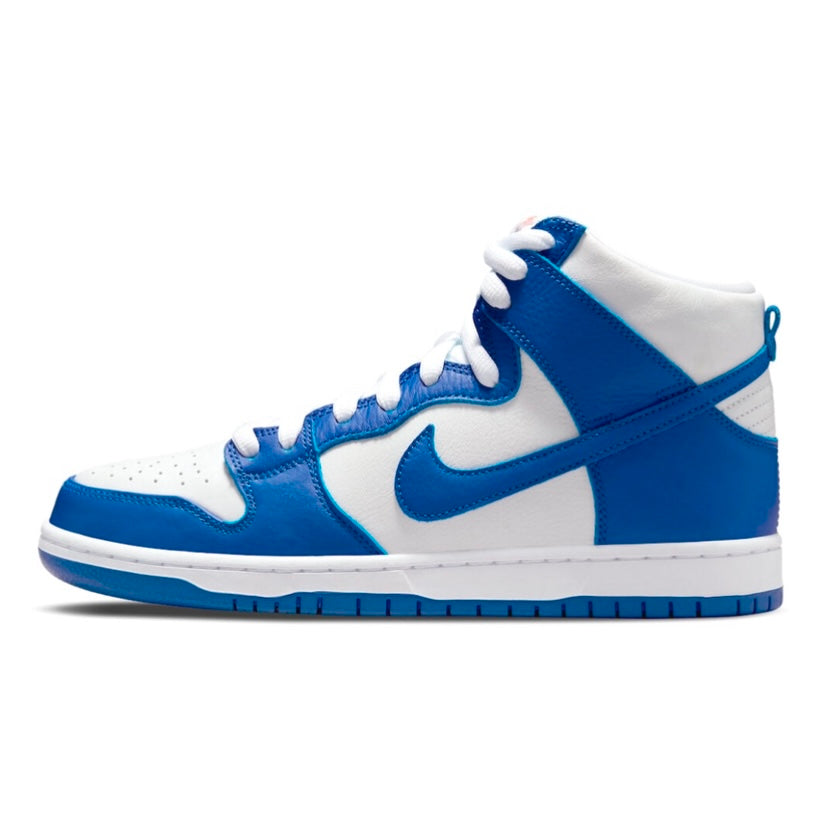 Nike SB Dunk High Pro ISO Orange Label Kentucky White Blue Basketball Shoes - Stylish Sneakers for Skateboarding & Streetwear Fashion