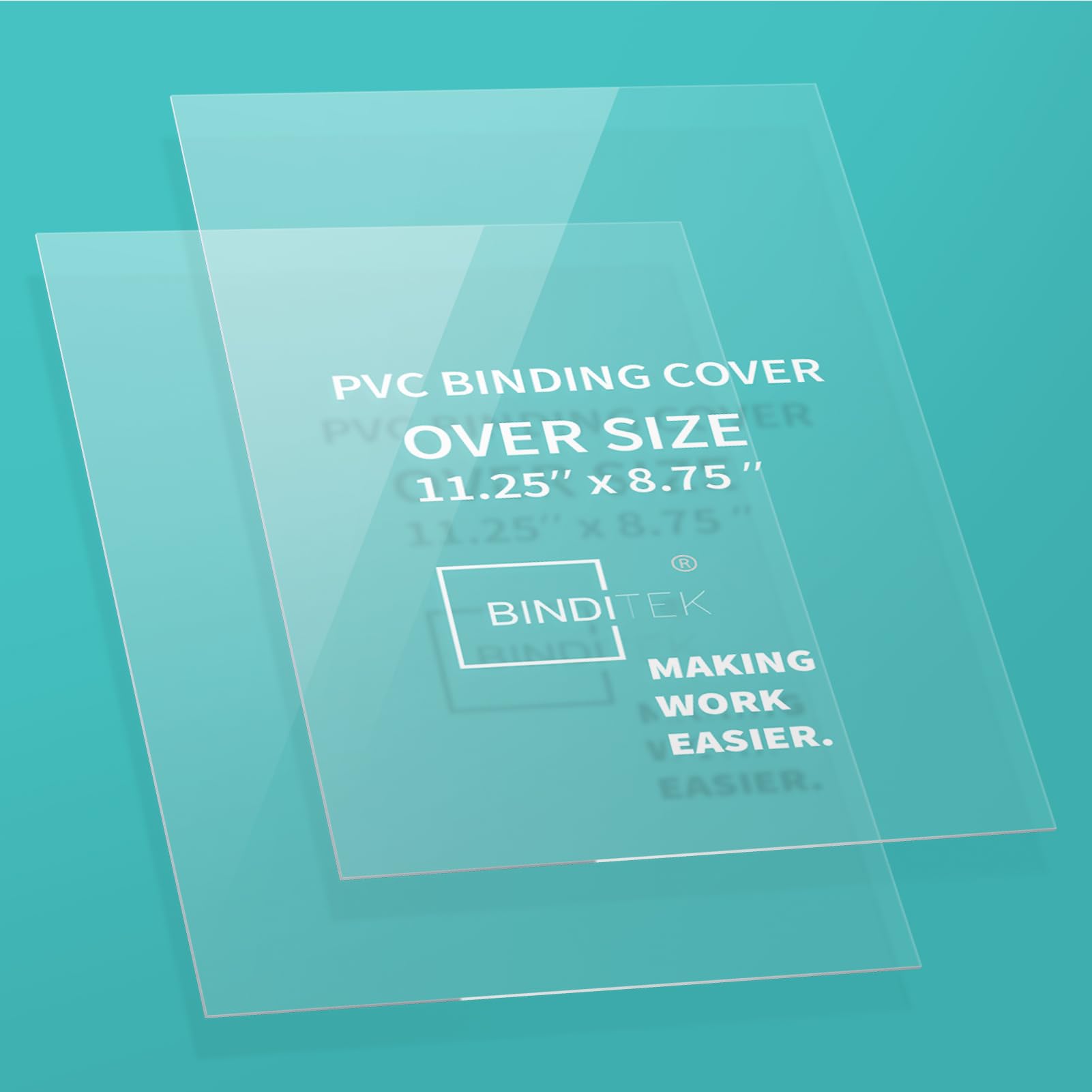Clear PVC Binding Covers 8.75x11.25