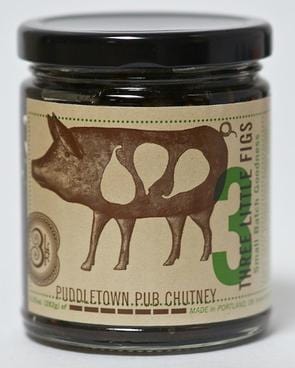 Three Little Figs Puddletown Pub Chutney - Sweet & Tangy Fruit Spread - Perfect for Sandwiches, Cheese Boards & Charcuterie - Gourmet Condiment for Pub-Style Meals & Entertaining