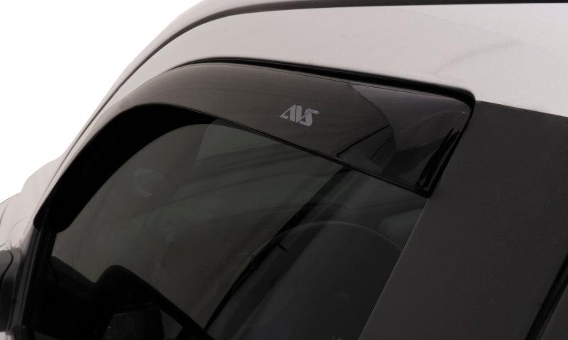 AVS Ventvisor In-Channel Window Deflectors for Jeep Wrangler JK 2007-2018 (2 Door) - 2PC Smoke Tint - Rain Protection & Improved Airflow for Off-Road Adventures