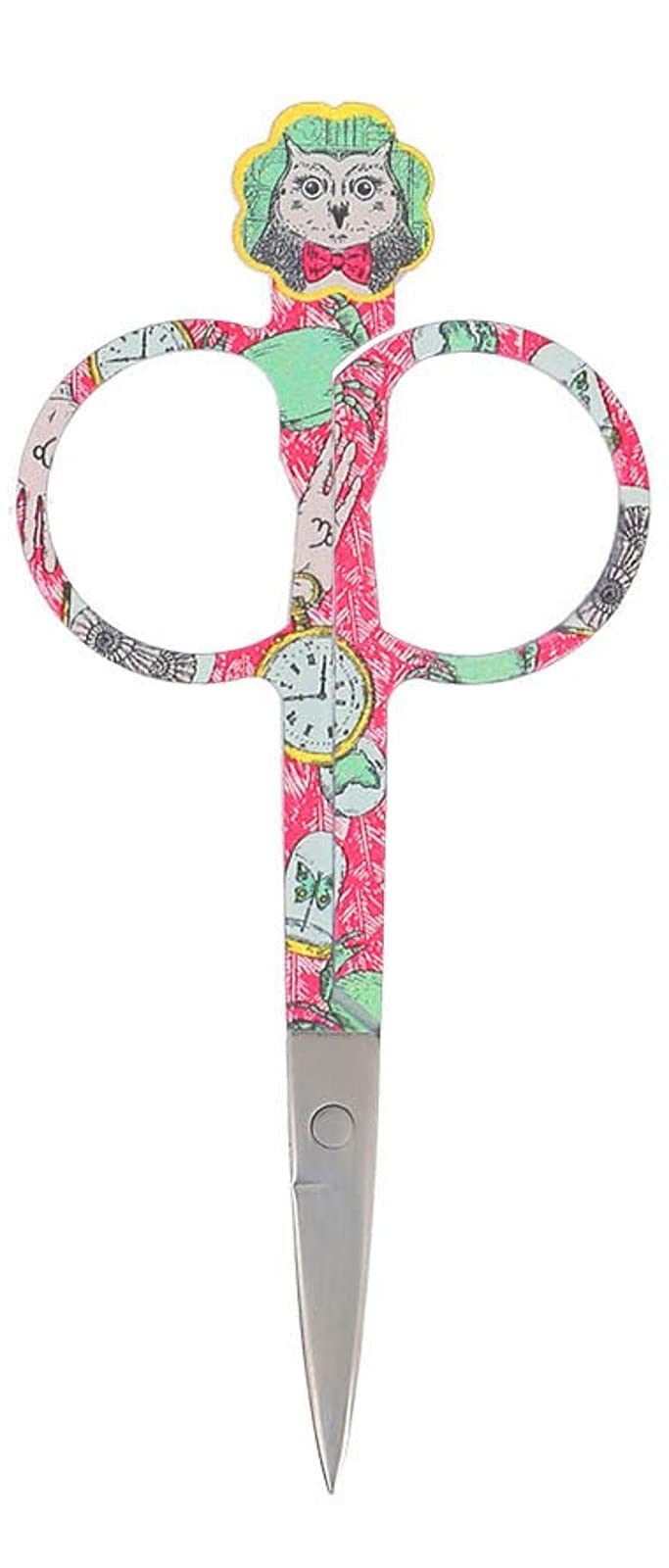 Premium Owl Design Embroidery Scissors - Sharp Stainless Steel Crafting Shears for Needlework, Sewing & Quilting | Perfect for DIY Projects, Fabric Cutting & Handmade Gift Making