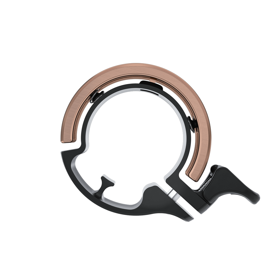 Knog Oi Classic Bike Bell - Durable & Loud Bicycle Bell for Urban Commuters, Mountain Bikes & Kids Bikes - Perfect for Safety & Style on Road or Trail Rides