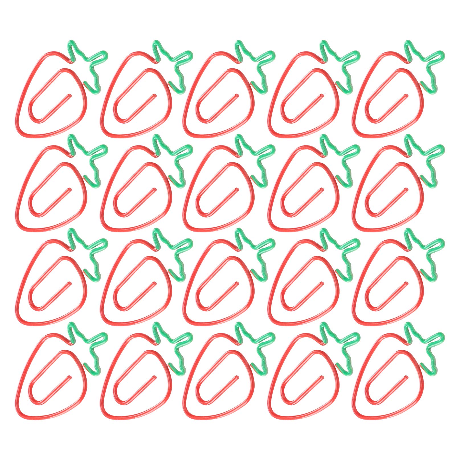 TOPINCN Fruit Shaped Paper Clips - Colorful & Durable Office Supplies for Organizing Documents, Wedding Favors, Bookmarks & Home Decor (Set of 50) | Perfect for School, Office, Gift Giving & Craft Projects