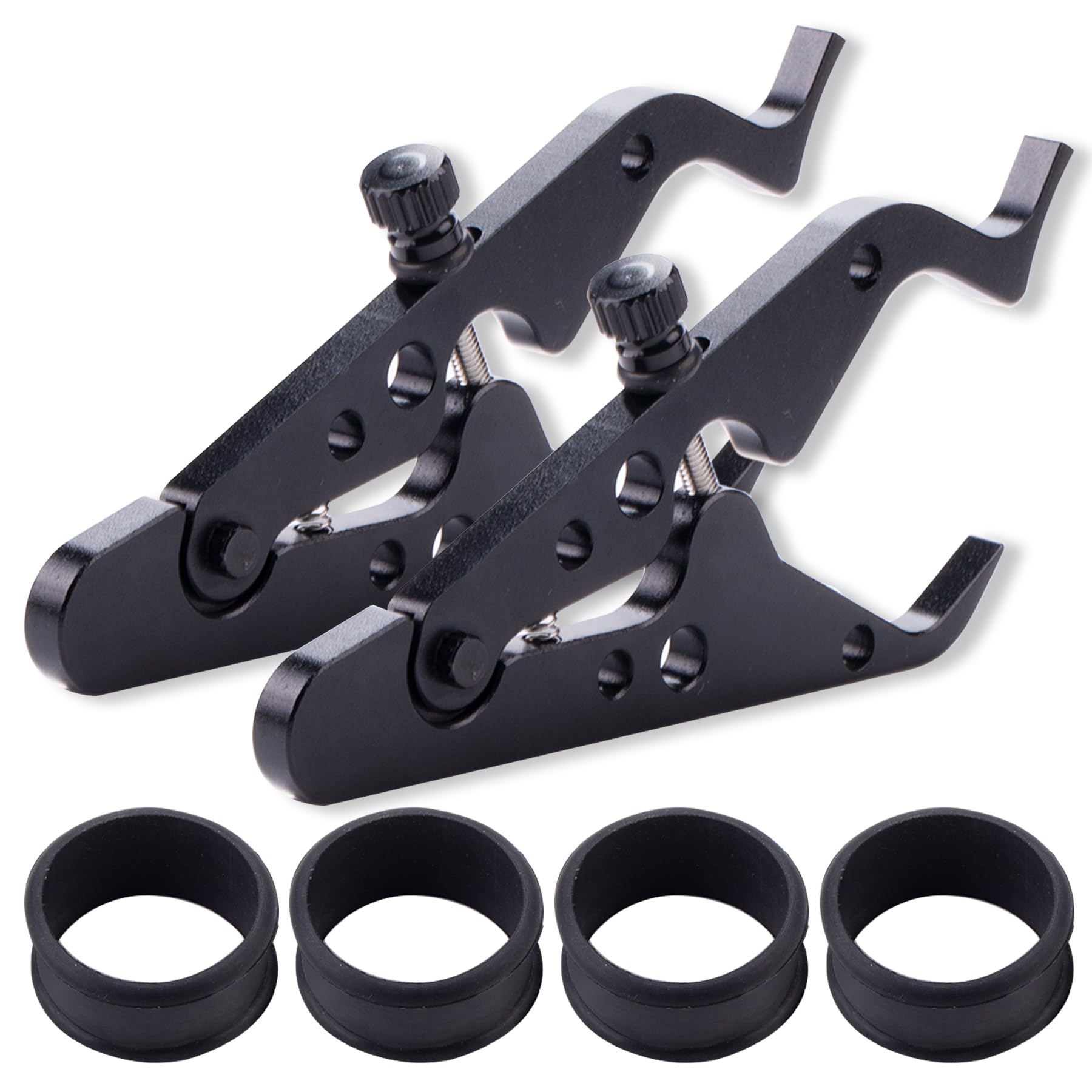 Universal Motorcycle Cruise Control & Throttle Lock - Lightweight Grip Clamp with Silicone Ring for ATV & Bike Rides