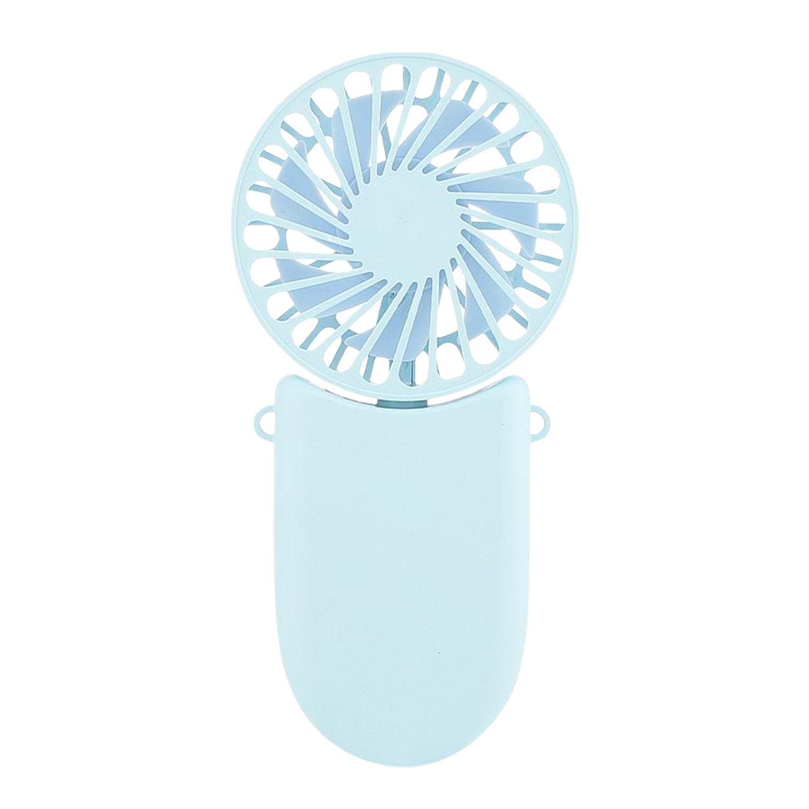 MagiDeal USB Rechargeable Necklace Fan - Wearable Cooling Fan for Travel & Hiking