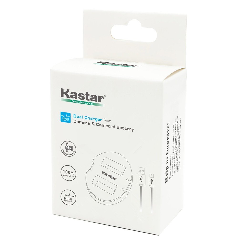 Kastar Dual USB Charger for Nikon EN-EL3a, EN-EL3, MH-18, MH-18a - Compatible with Nikon D50, D70, D70s, D100 Digital Cameras - Fast Charging Solution for Travel & Professional Photography
