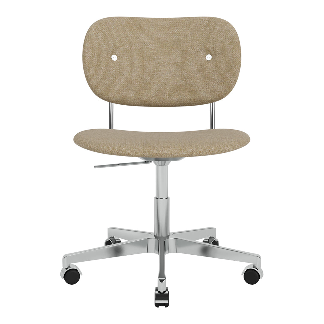 Ergonomic Office Chair with Fully Upholstered Seat & Back, 360° Swivel Base with Smooth-Rolling Casters - Perfect for Home Office, Gaming, and Workspaces