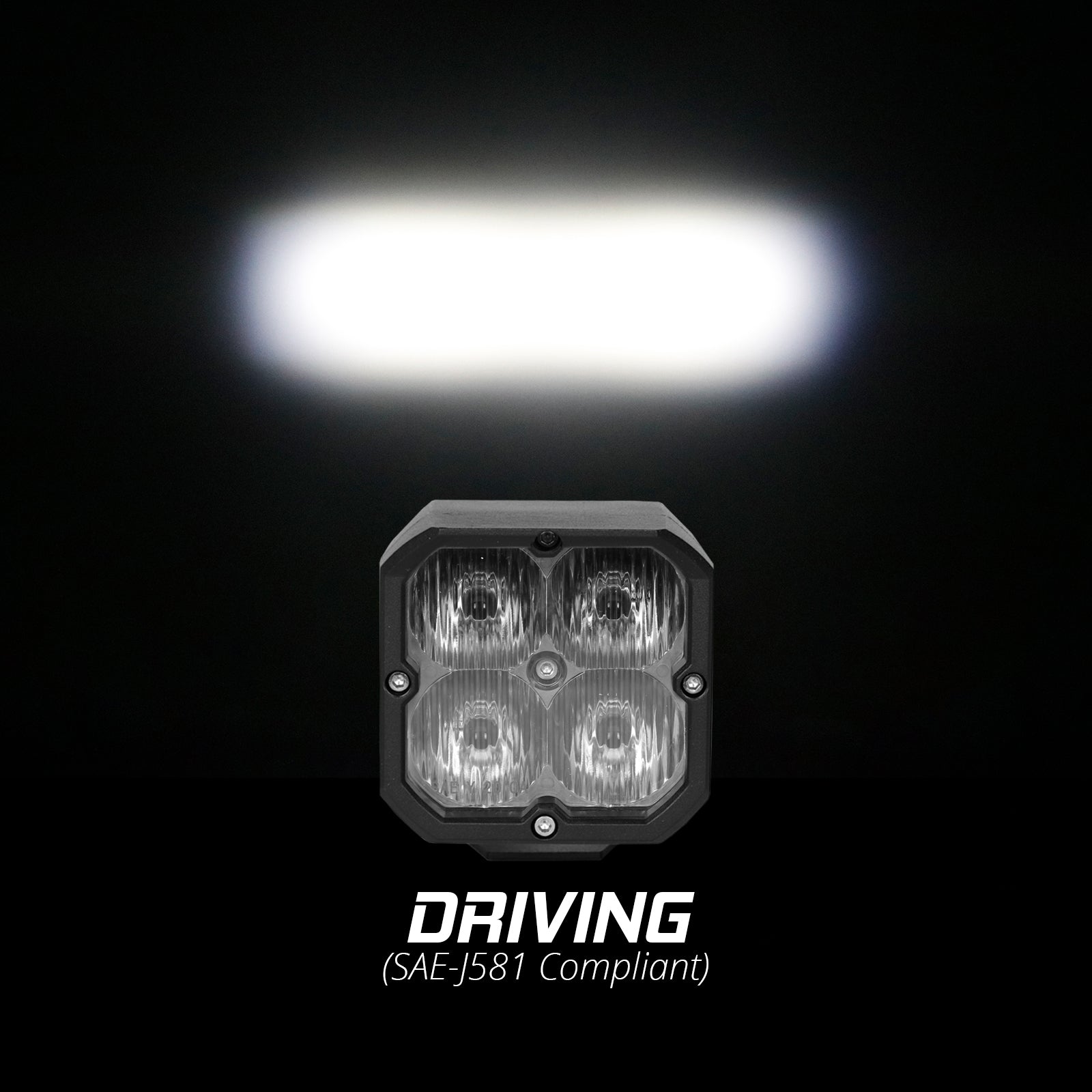 20W RGB Pod Lights with Driving Beam - Waterproof Off-Road LED Light Bar for Trucks, ATVs, UTVs - Multi-Color Customizable Lighting for Night Driving, Camping & Outdoor Adventures