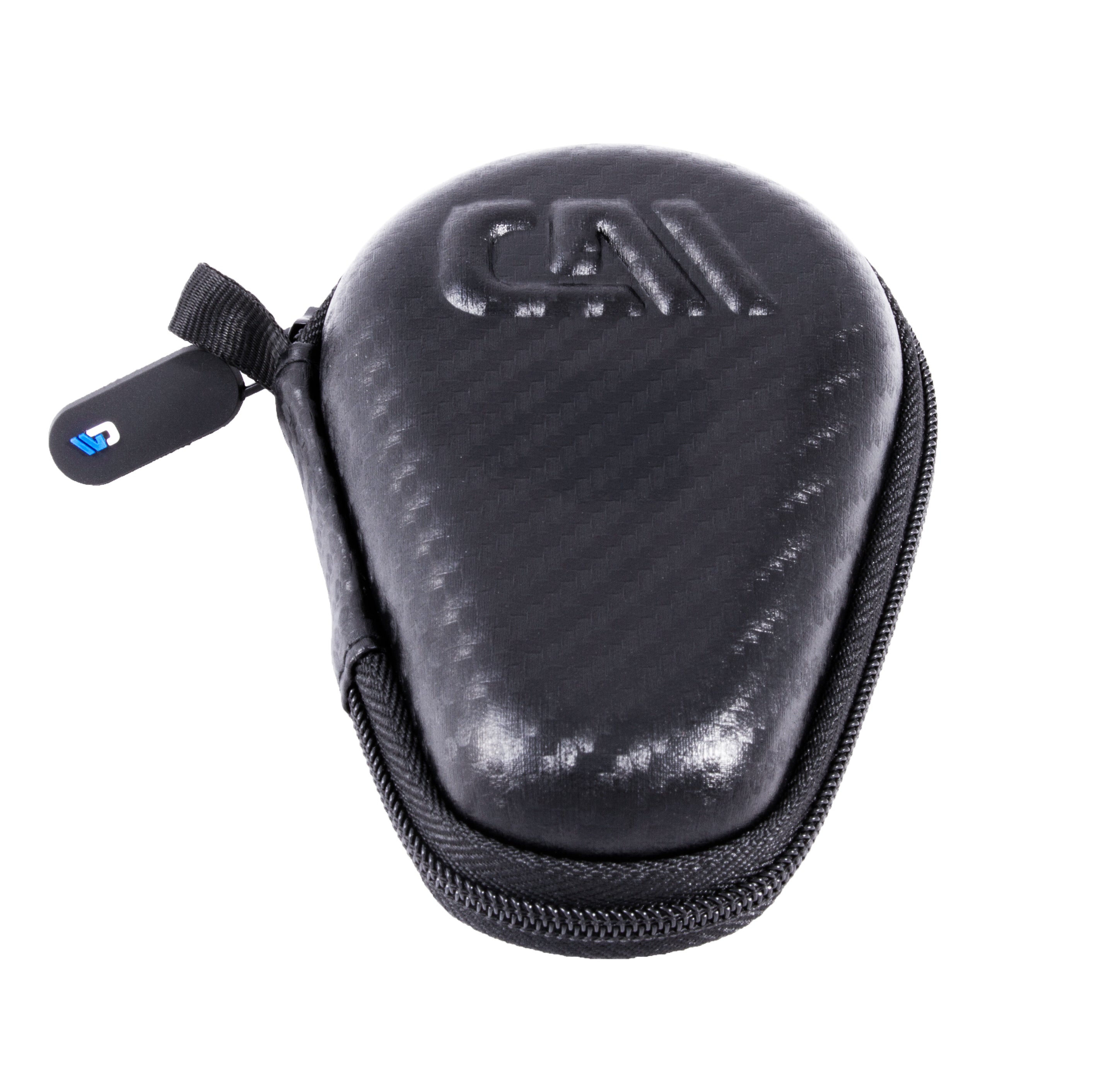CASEMATIX 4.75 Inch Hard Shell EVA Travel Case with Carabiner Clip - Waterproof Protective Storage for Small Accessories (Fits 4.25 x 1.25 x 0.9 Inch Items) - Perfect for Travel, Camping, Hiking & Outdoor Gear Organization
