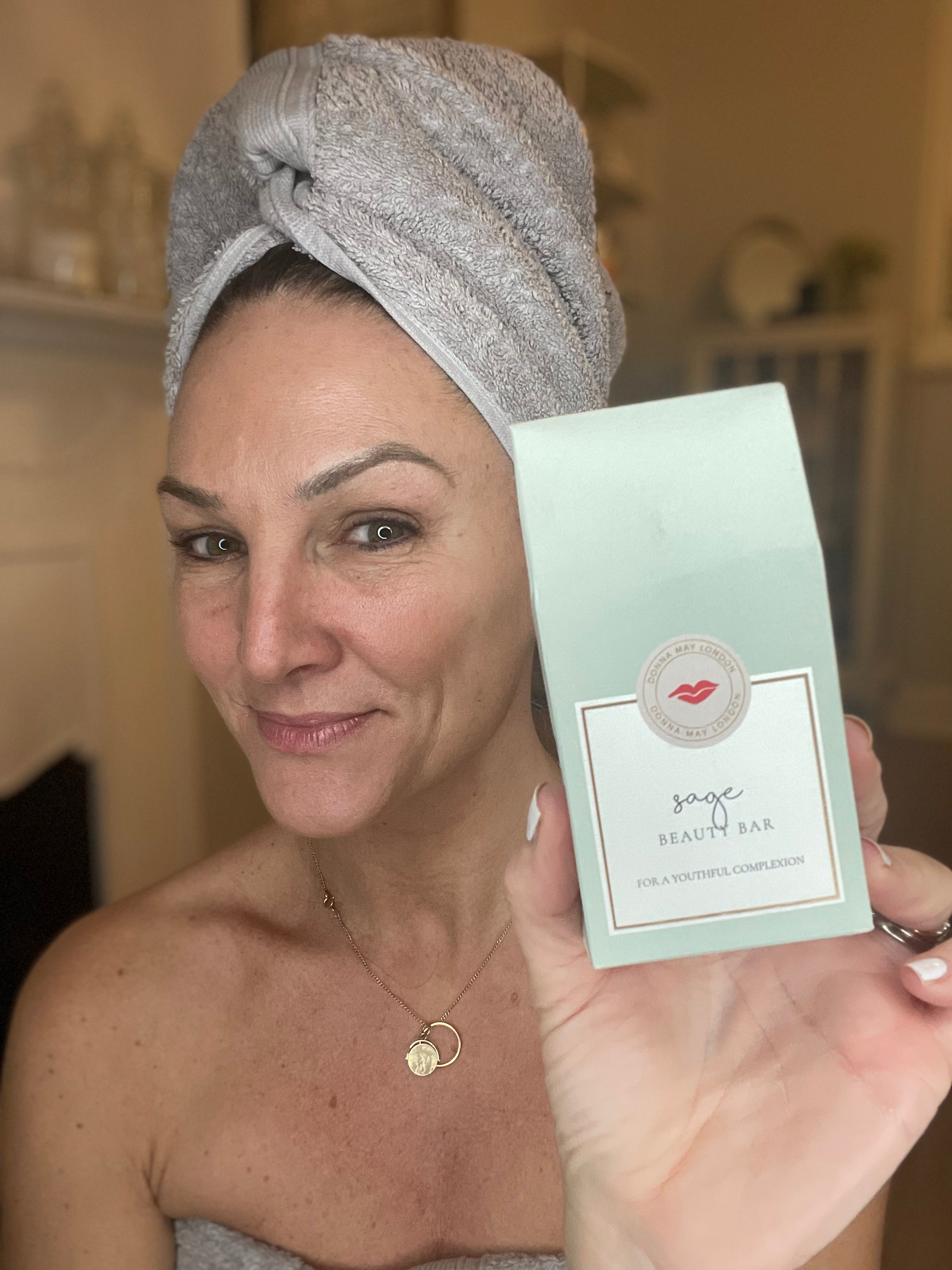 Sage Cleansing Bar for Balanced, Calm & Youthful Skin | Organic Face Soap for Sensitive Skin | Perfect for Daily Skincare & Spa Relaxation