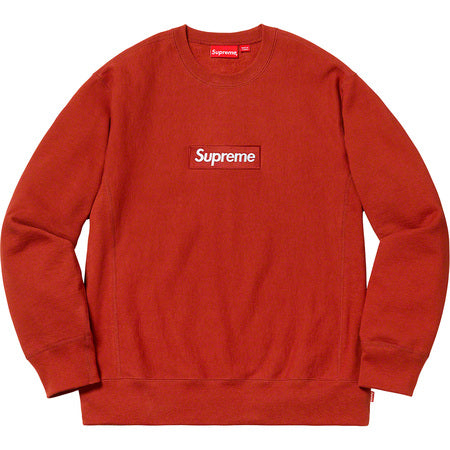 Supreme Box Logo Crewneck Sweatshirt (FW18) - Men's Streetwear Fashion for Casual Wear & Urban Style