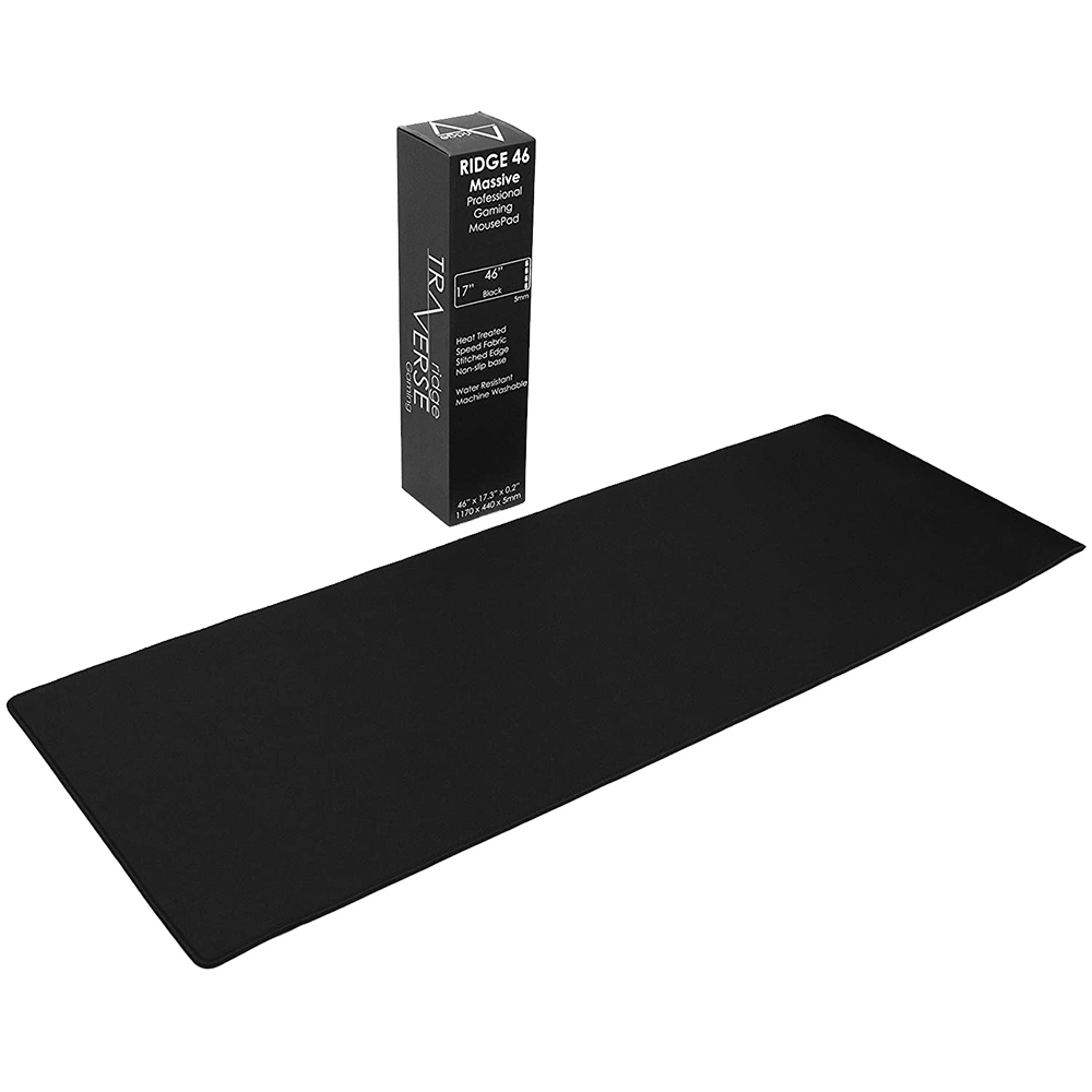 Large 46-inch Pro Gaming Mouse Pad - Non-Slip Waterproof Surface for PC, Laptop & Office Use - Perfect for Esports, Work & Home Office Setup
