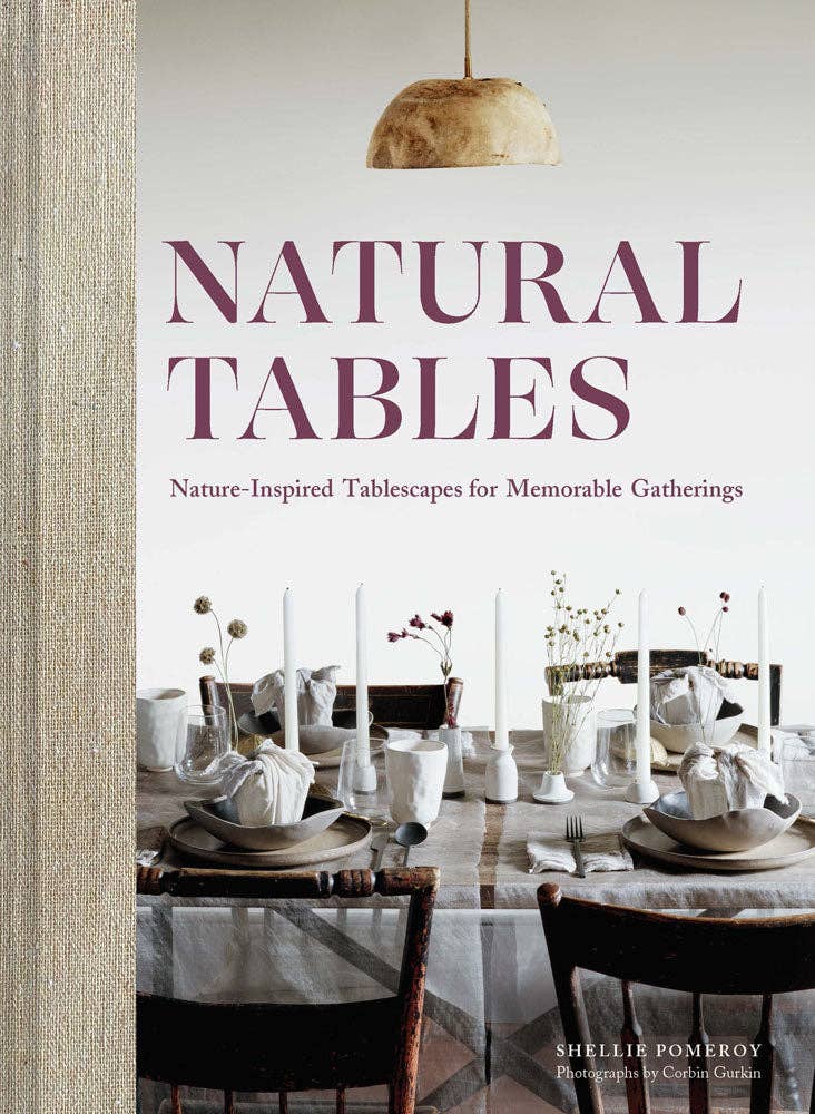 Chronicle Books Natural Tables - Stylish & Eco-Friendly Home Decor for Dining Room, Kitchen & Outdoor Entertaining