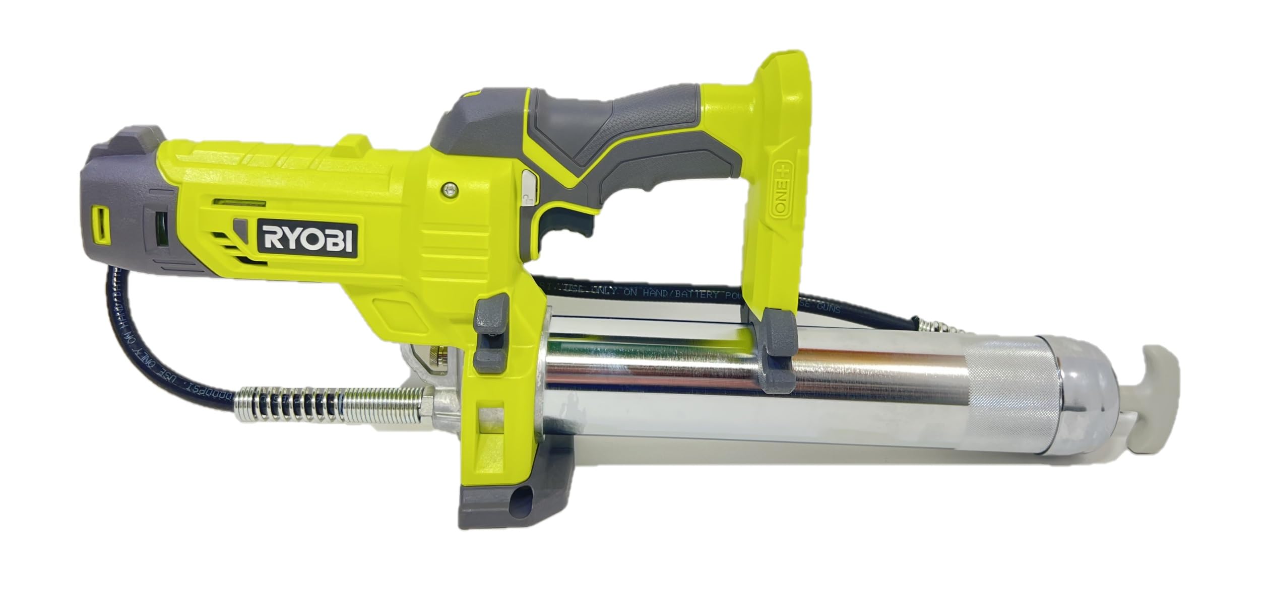 Ryobi P3410-P163 18V ONE+ Cordless Grease Gun Kit with 2.0Ah Lithium-Ion Battery & Dual Chemistry Charger - Perfect for Automotive, Farm Equipment & Industrial Machinery Maintenance