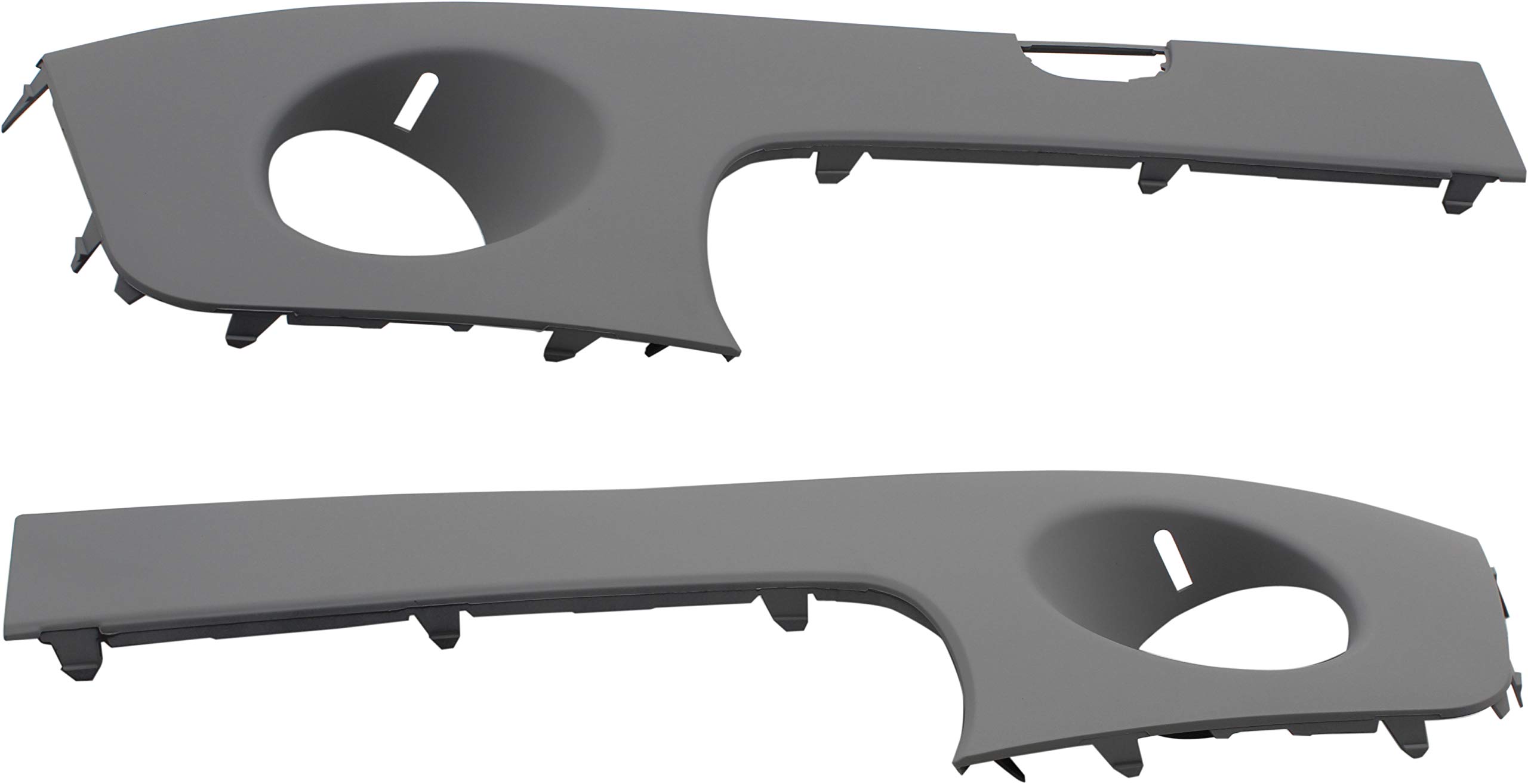 Garage-Pro Front Bumper Trim Compatible with 2007-2010 Mini Cooper - Outer Primed Base Model (Convertible 09-10/HB/Wagon) - Passenger & Driver Side Replacement Part - Perfect for Car Repair & Customization
