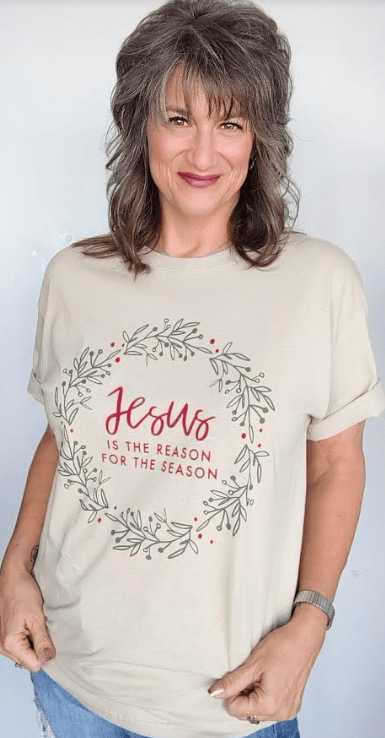 Jesus is the Reason Christian T-Shirt - Religious Faith Apparel for Church, Worship & Daily Inspiration