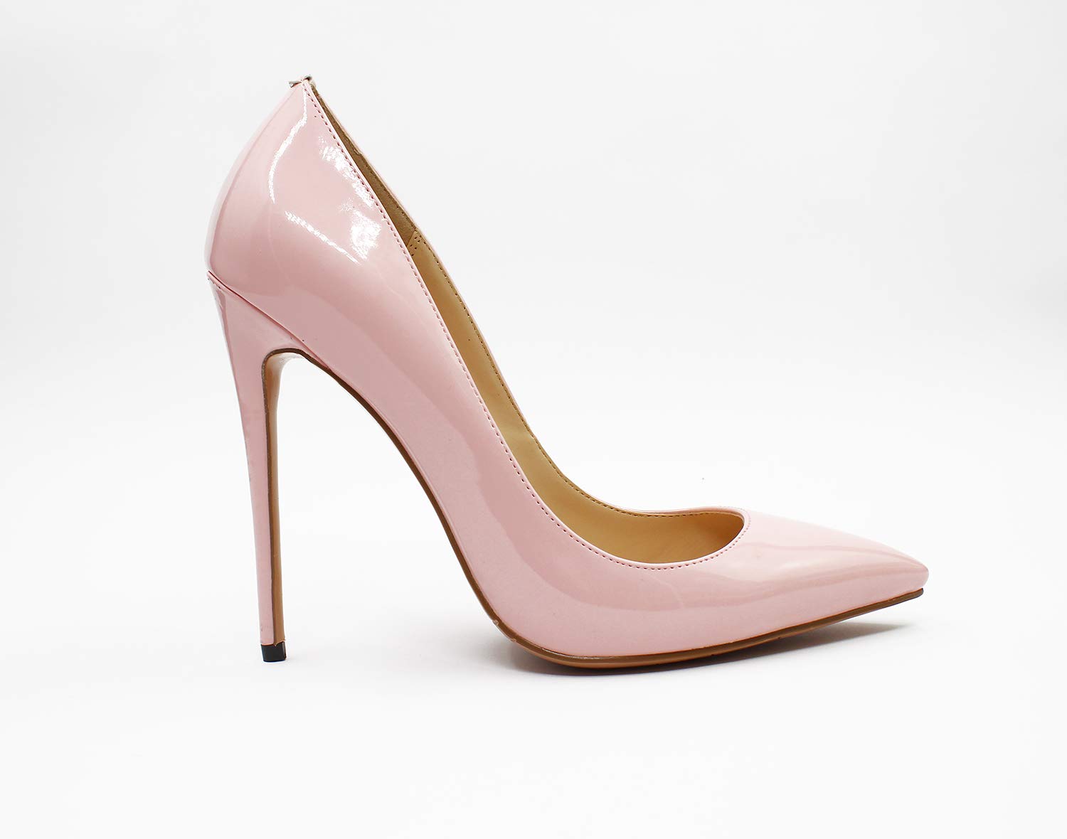 Sexy Women's Stiletto High Heel Dress Shoes - Pointed Toe PU Leather Slip On Pumps for Work, Party & Evening Wear - Comfortable Court Shoes for Office, Dating & Special Occasions