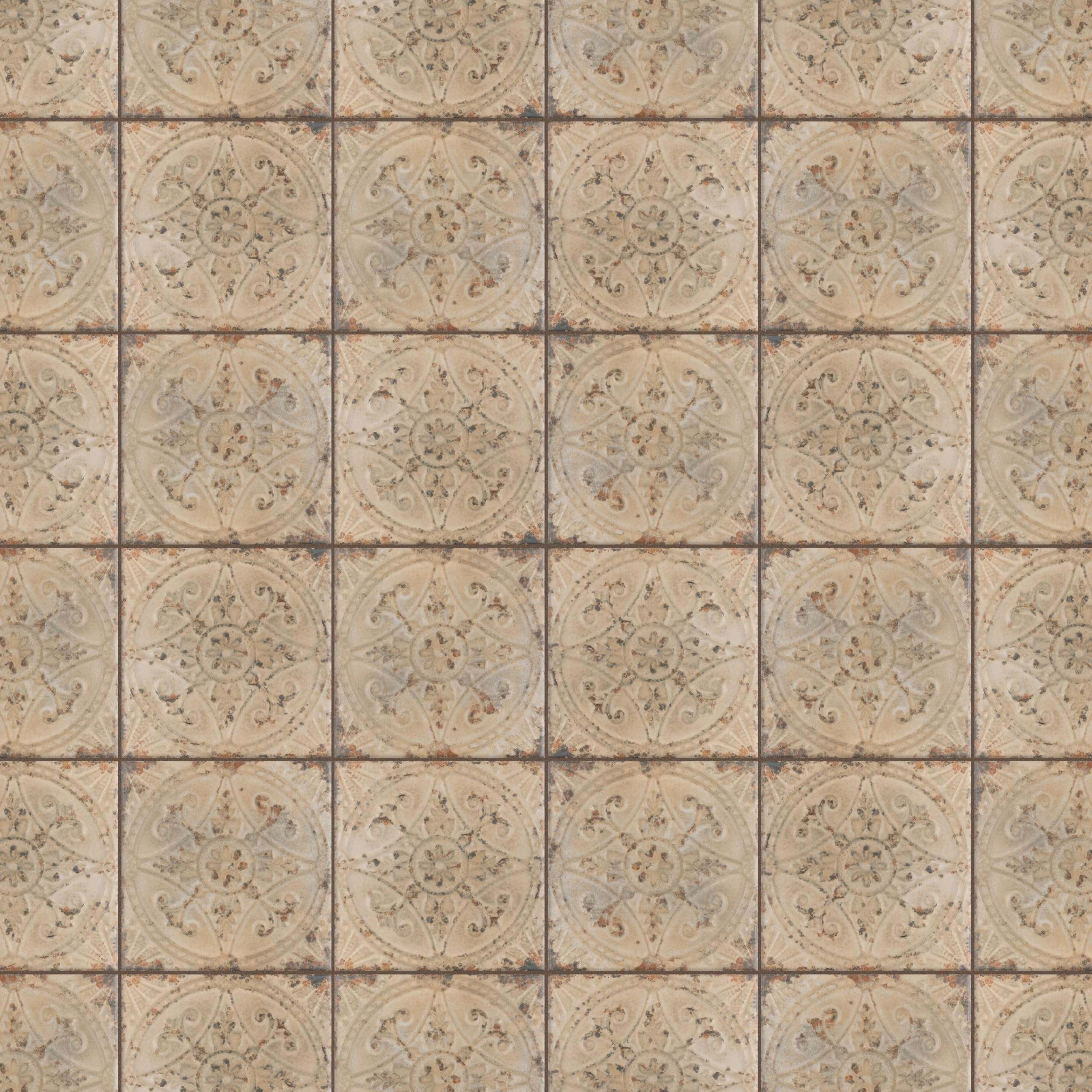 Merola Tile FPESAJB Saja Blanco 13x13 Inch Ceramic Floor & Wall Tile - Beige/Cream | Perfect for Bathroom, Kitchen & Living Room Decor