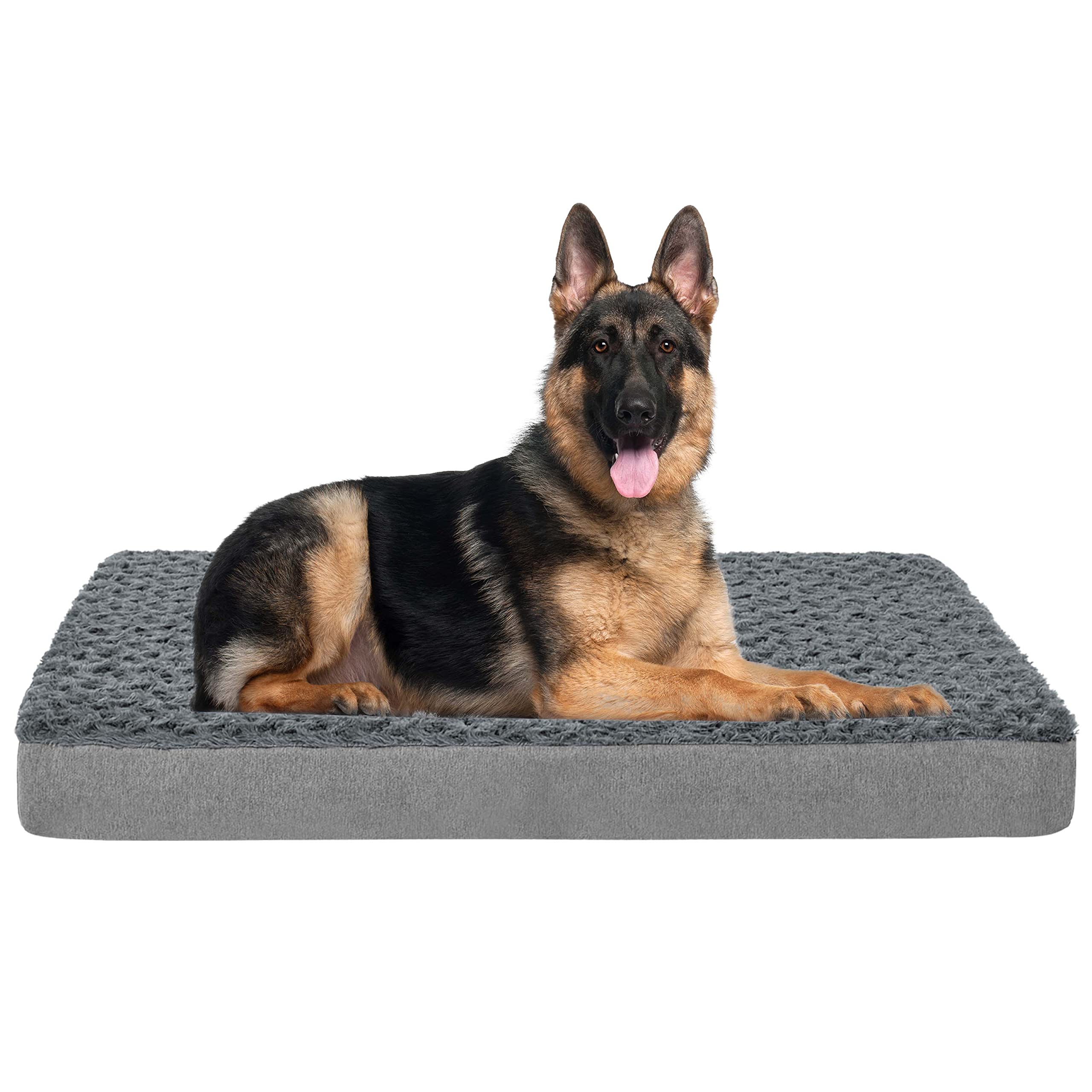 **Orthopedic Memory Foam Dog Bed for Large Dogs – Jumbo Washable Pet Bed with Cooling Gel, Removable Cover & Waterproof Lining – Perfect for Crates, Kennels & Home Comfort**