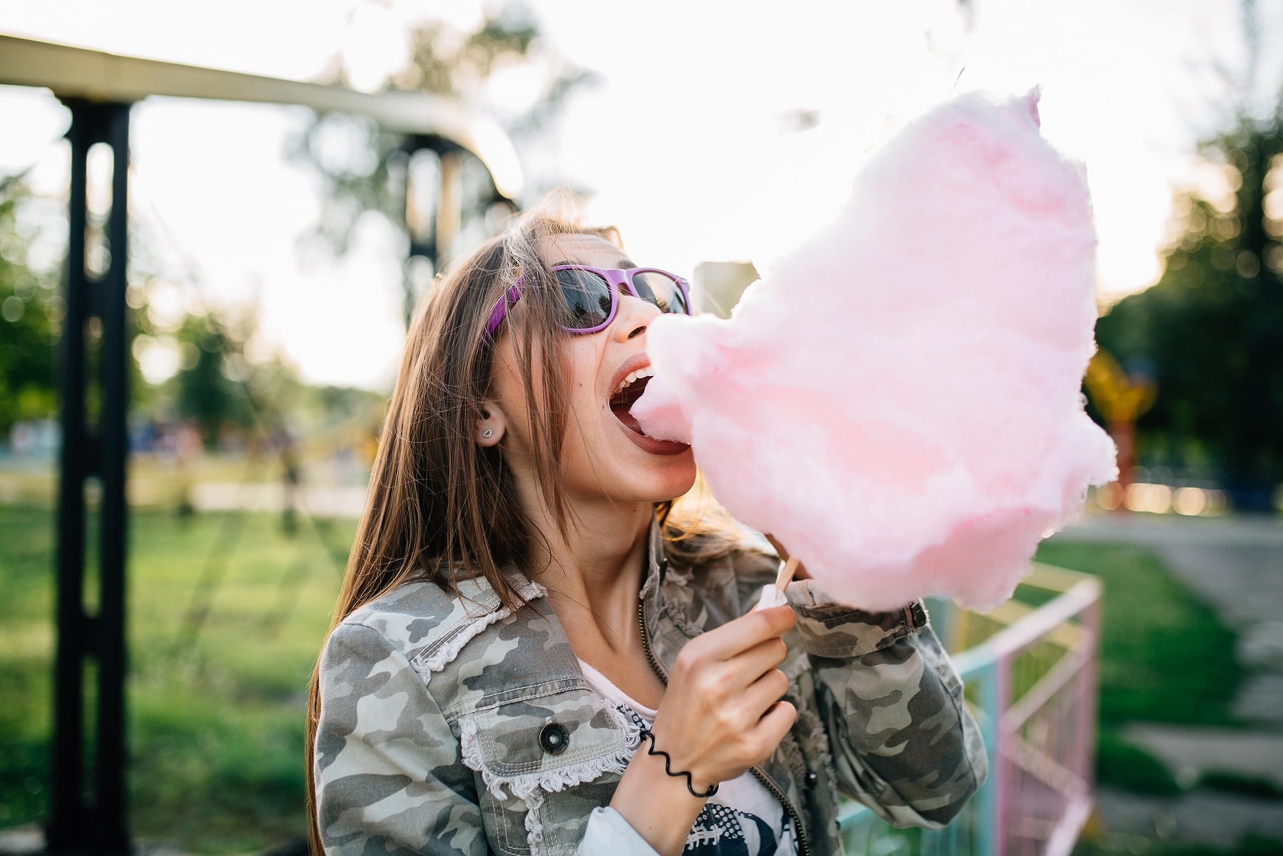 Natural Cotton Candy Sugar Floss for Cotton Candy Machines - USA Made, Watermelon Flavor, 8oz - Perfect for Parties, Carnivals & Home Treats