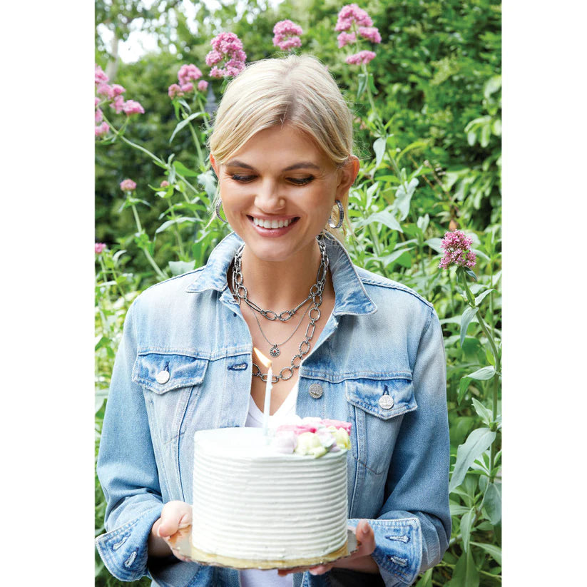 Brighton Pebble Dot Medallion Petite Reversible Necklace - Dainty Layering Jewelry for Women, Perfect for Everyday Wear & Special Occasions