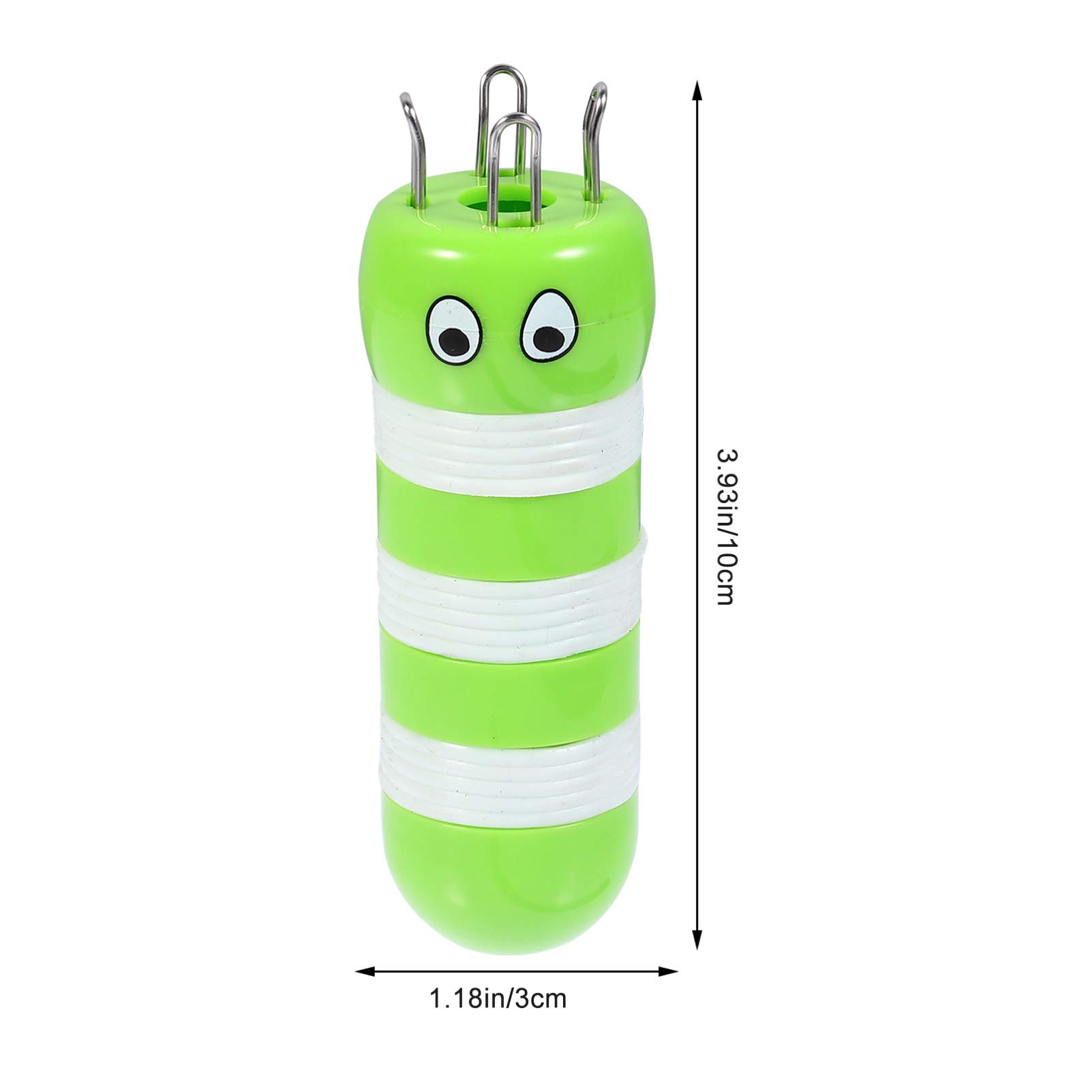 French Knitting Doll - Plastic Knitting Spool for Yarn & Wool | DIY Loom Rope Braided Maker | Handy Knitting Tool for Craft & DIY Projects | Perfect for Scarf, Bracelet & Home Decor (Green)