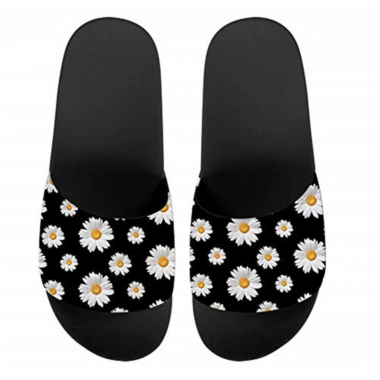 FOR U DESIGNS Women's Comfortable Sandals - Breathable Summer Slippers Slides for Indoor/Outdoor Use - Non-Slip House Shoes Perfect for Beach, Pool, Hotel & Home Relaxation