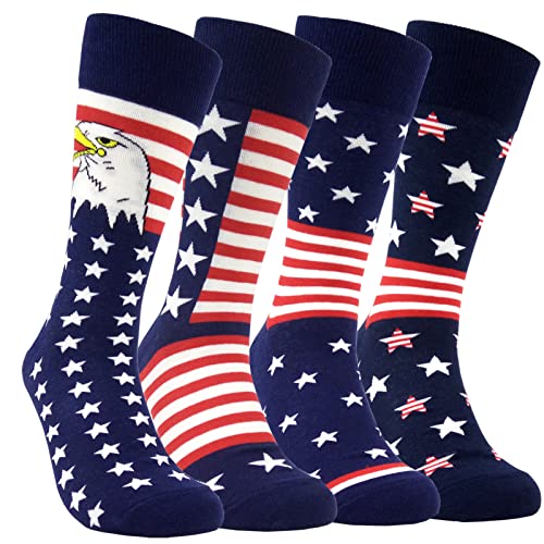 4 Pairs - American Flag